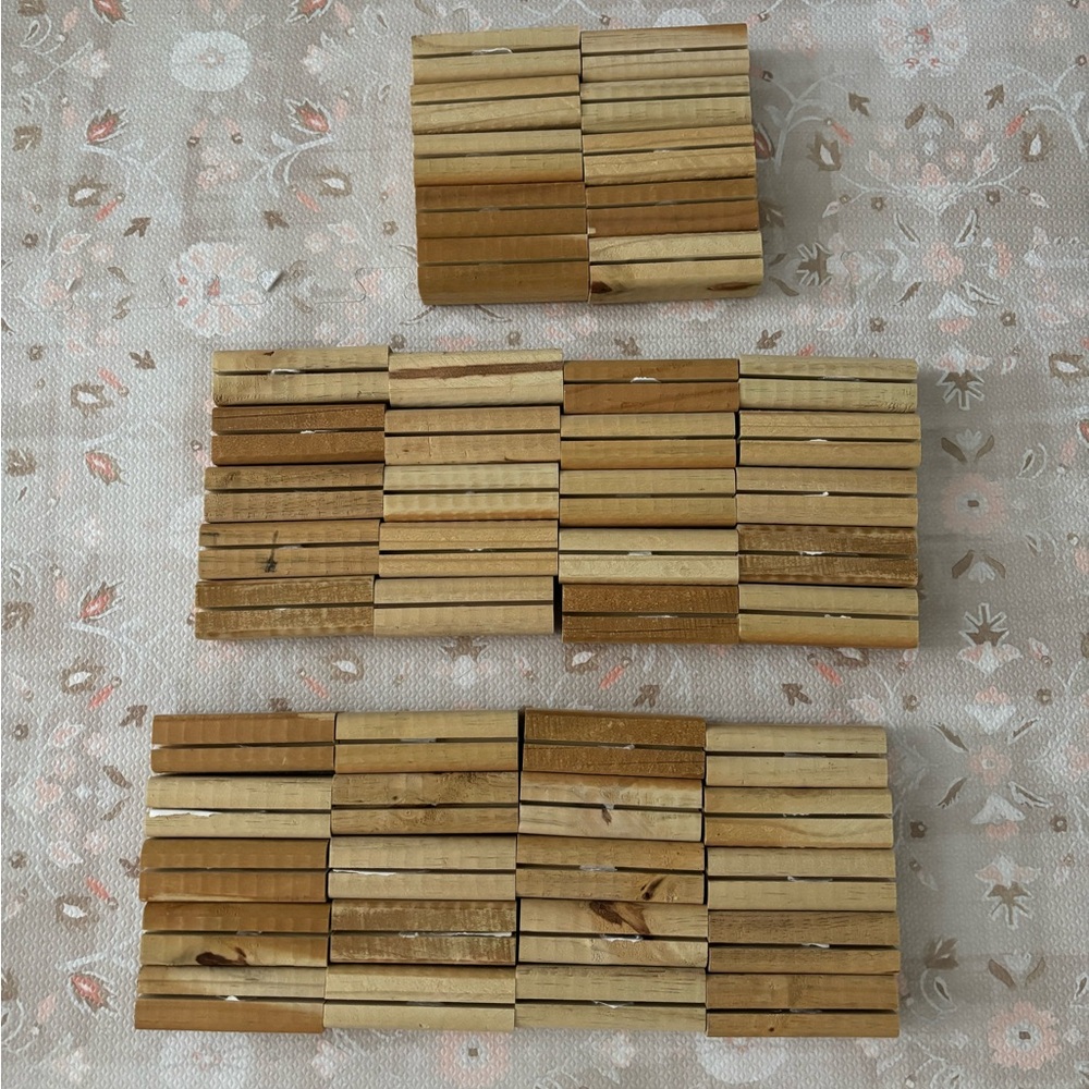 50 Wood Place Card Holders Rustic Name Display Wedding